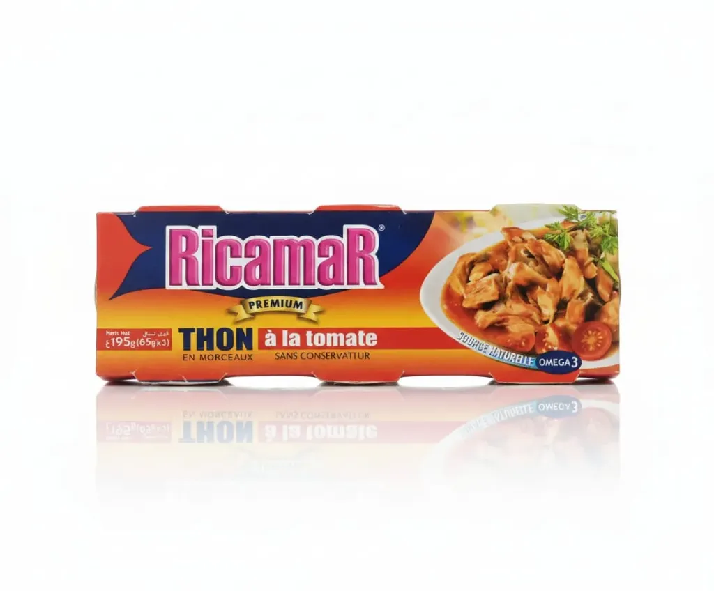 Reccamar Tuna in Tomato Sauce – 65g × 3 Pack (Imported)