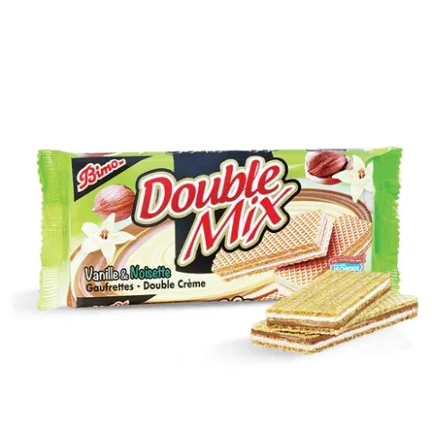 Bimo Double Mix Wafer – Vanilla with Hazelnuts