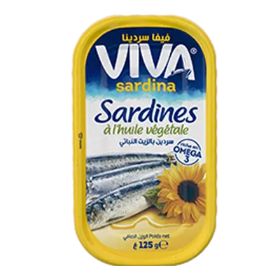 Viva Sardines in Oil – 125g